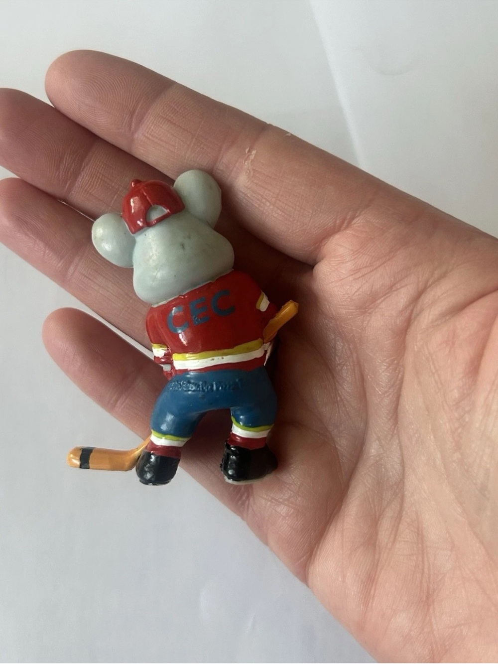 Chuck E Cheese Showbiz Pizza Time Arcade Games Pizza Hockey Figure 1996 Vintage - Picture 4 of 6